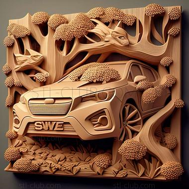 3D модель Subaru Exiga (STL)